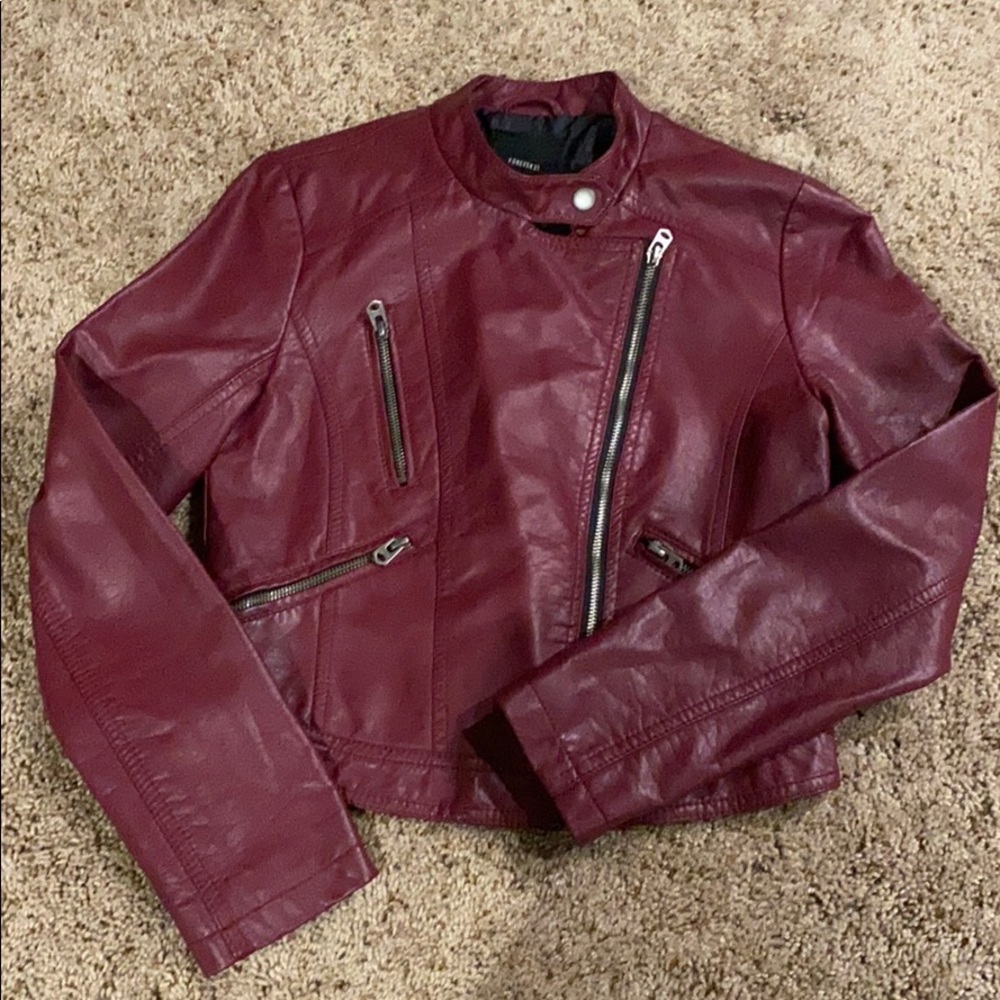Forever 21 faux leather jacket.